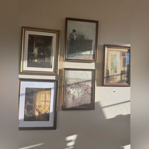 Set of Traditional Framed Art Prints